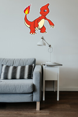 Decalcomania Auto Adesivo Movimento Lenticolare Pokemon Mega Charizard 3D