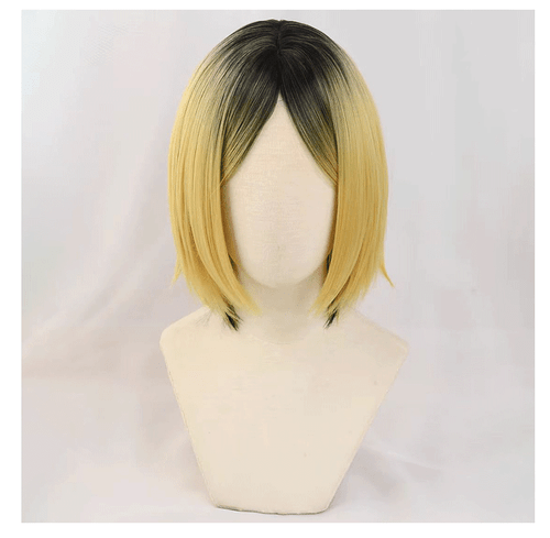 Haikyuu!! Kozume Kenma Short Synthetic Wigs Cosplay Party Heat Resistant Wig - Picture 3 of 5