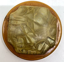 Vintage Art Deco Powder Compact – Classic Celluloid Design