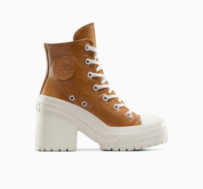 Converse Chuck 70 De Luxe Heel Leather Hi Platform, A12866C Converse Chuck 70 De Luxe Heel Leather Hi Platform, A12866C