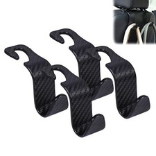4 Pack Car Seat Headrest Hook Hanger Car Storage Organizer for Handbag Purse