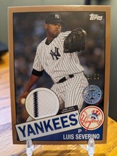 2020 Topps Series 2 - 1985 Topps Baseball Relics Gold /50 Luis Severino #85TR-LS