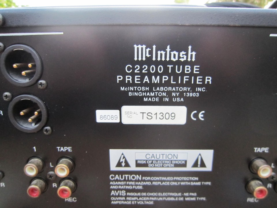 Vintage Preamp Tube McIntosh C2200 . very rare to used it . eBay