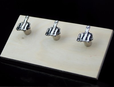 Middle flip off Finger up,Door Drawer Cabinet Wardrobe Pull Handle Knob tool box