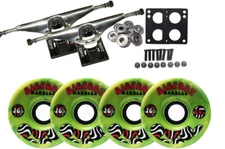 LONGBOARD Skateboard CORE TRUCKS BIGFOOT SWIRL WHEELS