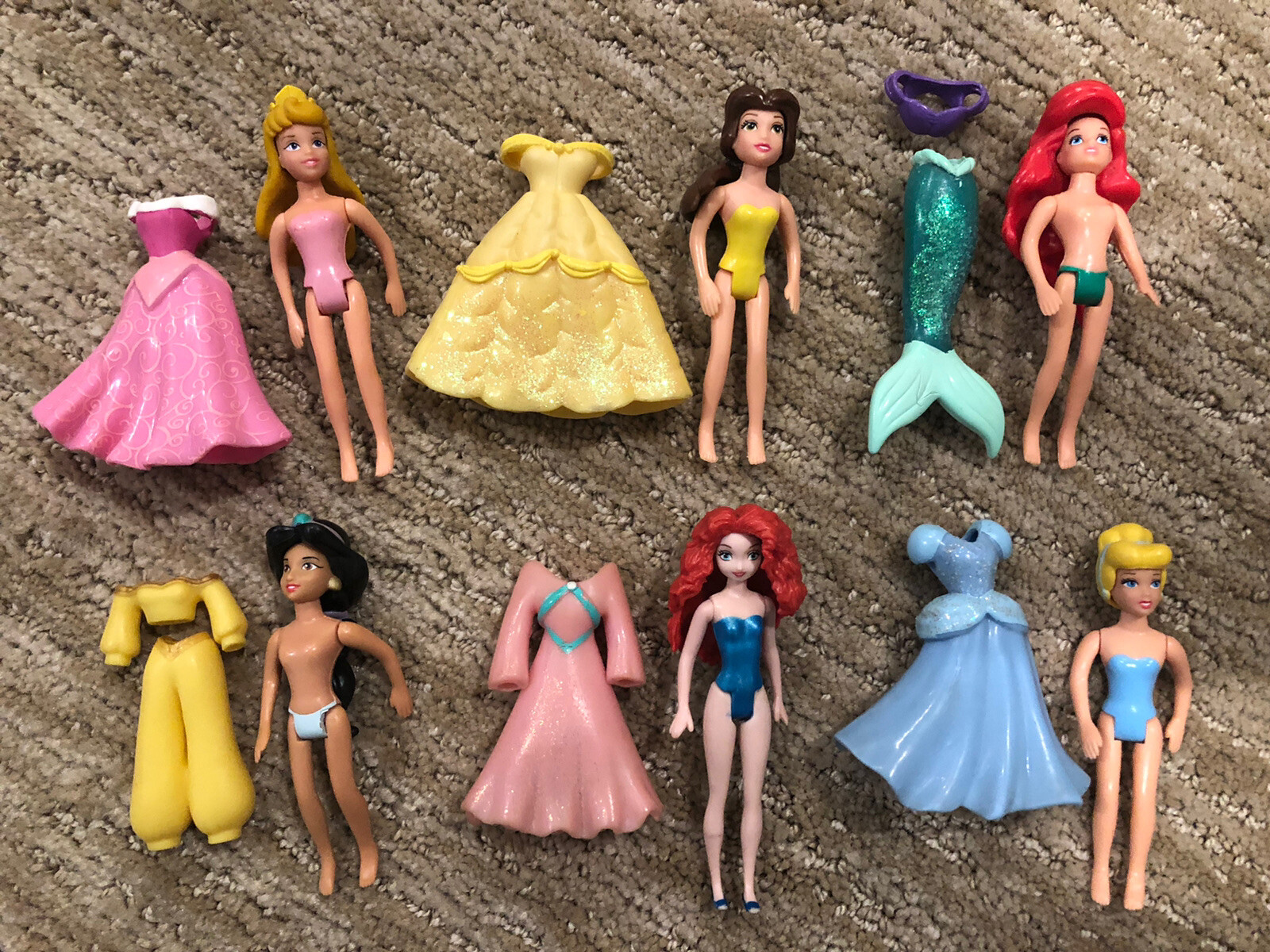 polly pocket disney princess dolls