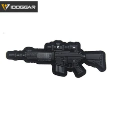 IDOGEAR Tatical Patch Morale Patch GUN PVC Patch Military Airsoft Duty Combat