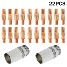 For Miller Spoolmate 100 / 185 / 3035 Spool Gun 20 Contact Tips 2 Nozzle 186405