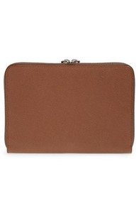 100% AUTH FERRAGAMO TEN FORTY ONE MINI CHICCO ZIP DOCUMENT HOLDER CASE/WALLET