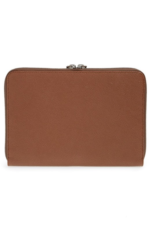 100% AUTH FERRAGAMO TEN FORTY ONE MINI CHICCO ZIP DOCUMENT HOLDER CASE/WALLET