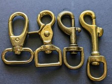 4 PK Brass Eye Swivel Snap Lot  US Seller  FREE SHIPPING