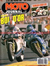 MOTO JOURNAL  812 Essai Road Test YAMAHA FZR 400 HONDA RS 125 250 Bol d’Or 1987