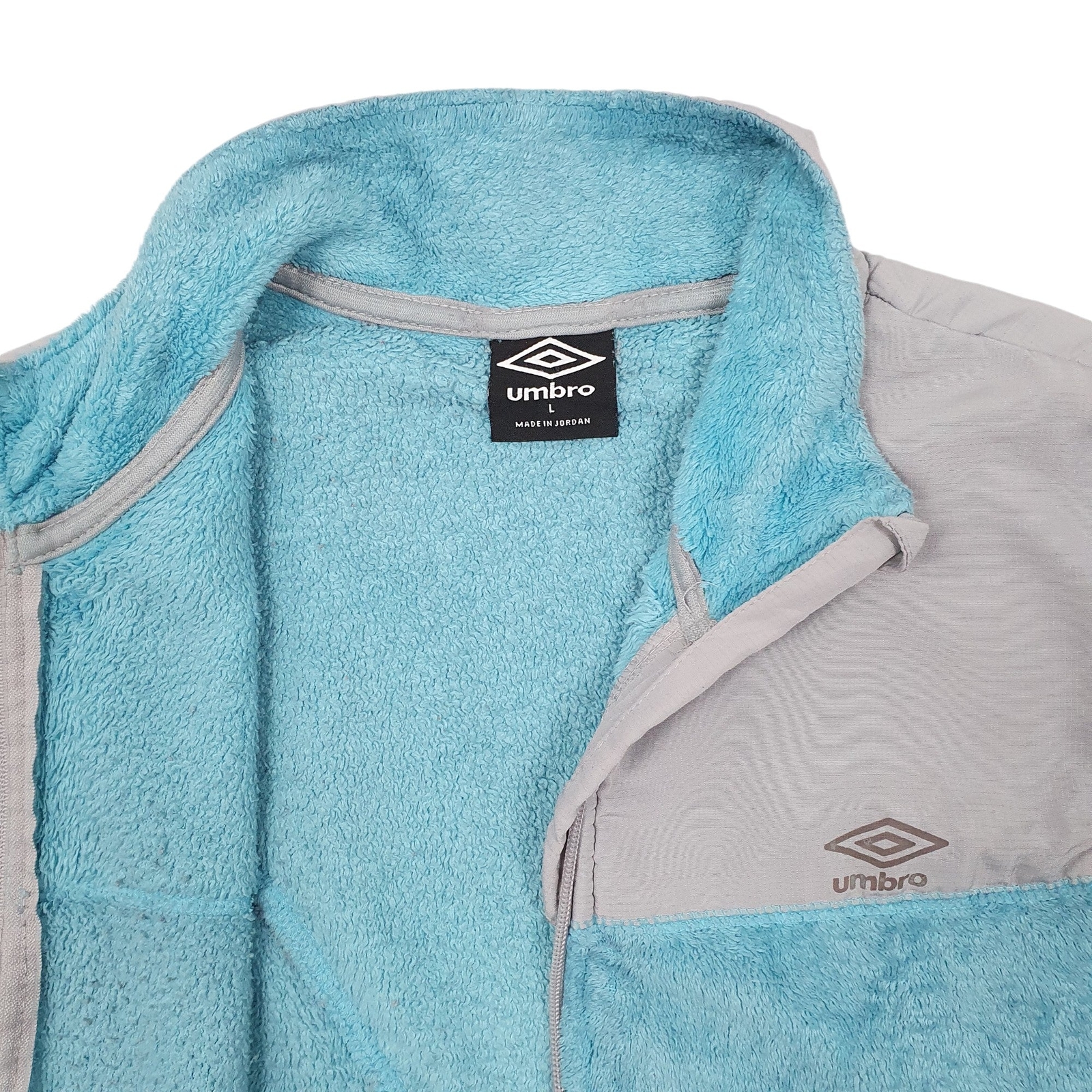 UMBRO Full Zip Polyester Fleece Jumper Womens L image 3