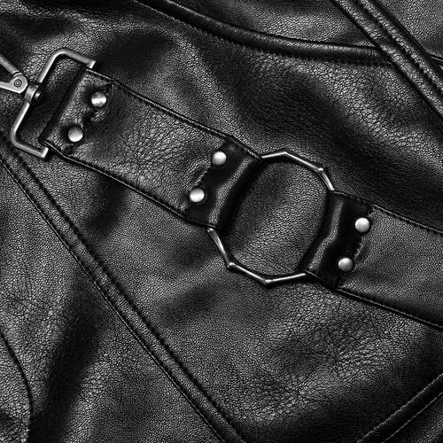 Punk Rave Kunstleder Hose - Vanquish Gothic Punk Grunge - Bild 6 von 60