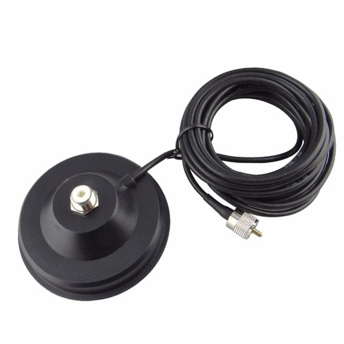 Mobile Car Ham Radios Antennas Magnetic Roof Mount Base 5M RG58 Coax Cables - Picture 3 of 6