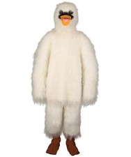 HPO White Swan Costume, Mask and Bundle, Long Synthetic Fibers, HM-1427A HC-1733