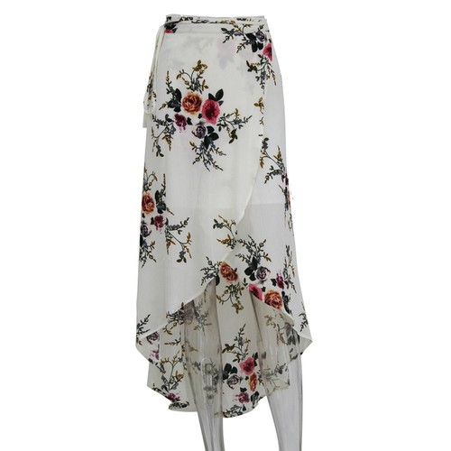Adigaber Women's 2-in-1 Skirts, High Waist Ruffled Maxi
