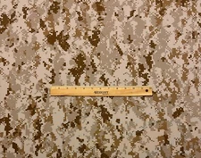 MARPAT DESERT GORE TEX 4.5OZ DIGITAL DWR MILITARY FABRIC BY 1/2(0.5) YARD 62"W