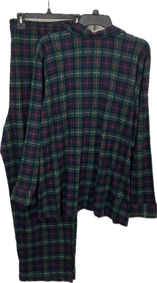 Conjunto de pijama verde ligero elástico Ralph Lauren para mujer talla 1XL venta al por menor $72 Foto 2 de 4