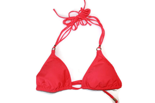 Cyn & Luca Red Spice Swimsuit Bikini Top Women's L for sale online