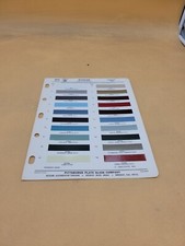 1966 DITZLER PPG CADILLAC PAINT CHIP COLOR SWATCHES SHEET INDEX NO 4 6618
