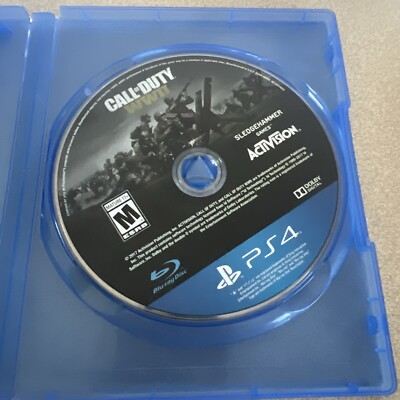 Call of Duty: WWII (Sony PlayStation 4, 2017) no art work just disc ...