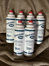 6x Ultrasound Transmission Gel AQUASONIC 100 8.5oz Squeeze Bottle PARKER LABS
