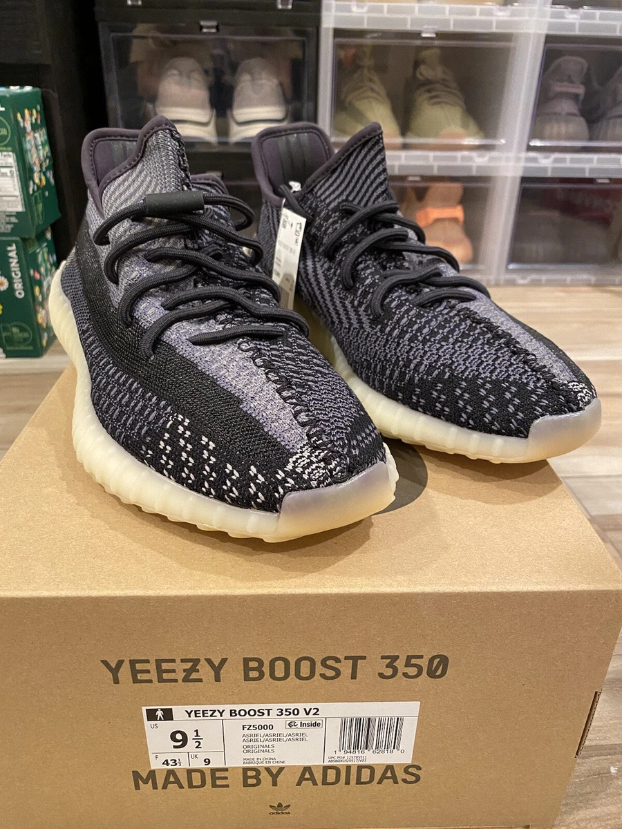 Size 9.5 adidas Yeezy Boost 350 V2 Asriel Carbon FZ5000