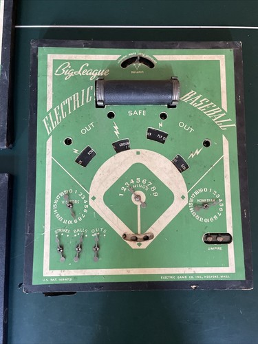1940er Jahre Jim Prentice elektrische Baseball Fußball und Hockey Spiele - Holz Holyoke MA - Bild 4 von 8
