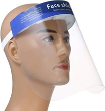 Face Shield Full Face Visor Protection Mask ppe Shield Transparent Clear Plastic