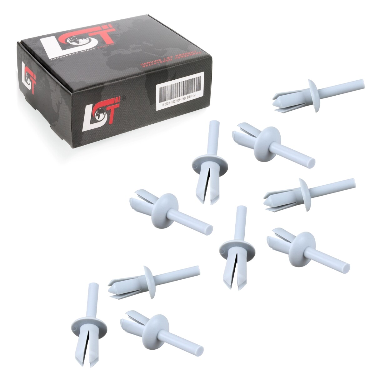 10x Sill Side Skirt Expansion Rivet Fastening Clips for BMW E36 E90 Gray
