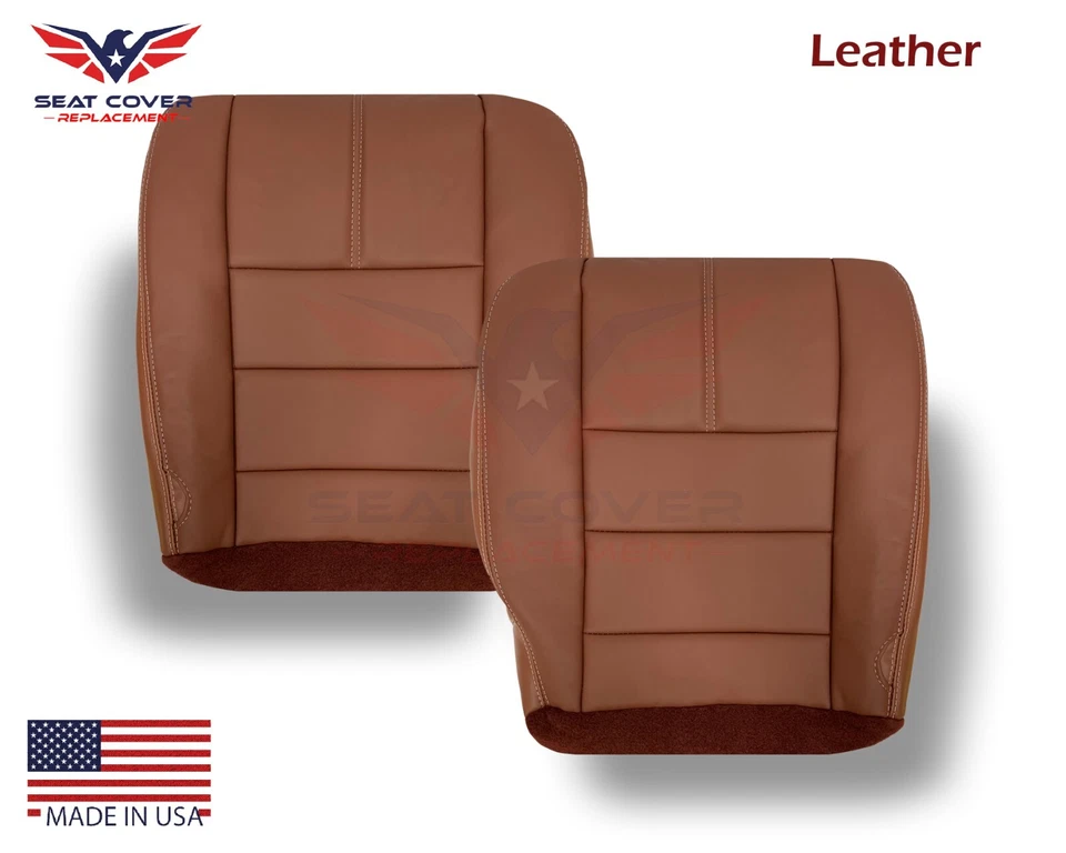 Ford F250 F350 King Ranch 2008 2009 2008 cubiertas de asiento de cuero para conductor y pasajero Foto 4 de 4