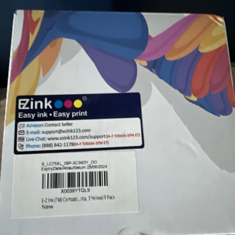 Brother Compatible E-Z Ink LC75XL 17 Ink Cartridges LC75 Ink Cartridge LC 75 - Image 2 of 3