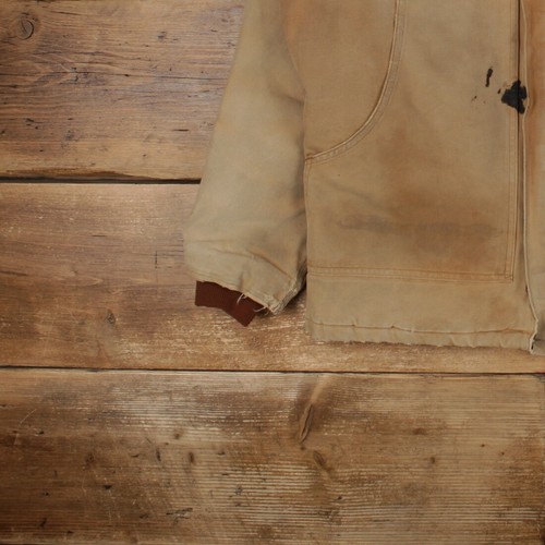 Chaqueta de trabajo Carhartt vintage XL beige ártico - Imagen 6 de 7