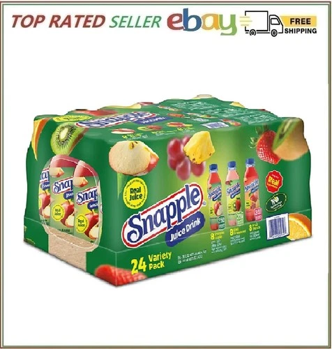Snapple Juice Drink Variety Pack, 24 pk./20 fl. oz. NO SHIP TO CALIFORNIA
