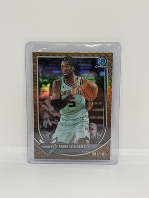 2025-26 Bowman Chrome - #BCV-168 Mark Williams Steel Metal Refractor /100