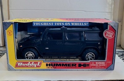 RARE Buddy L Hummer H2 Steel Made 1:12 Scale Black Toy Truck Brand New In Box 