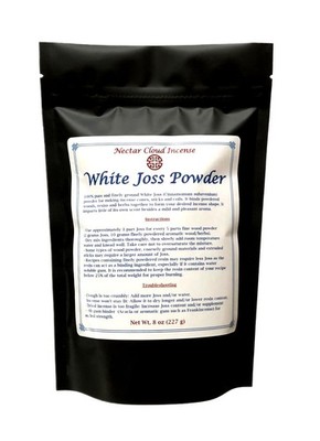 White Joss 8 oz, Incense Ingredient for Making Cones, Sticks and Coils, Authe...
