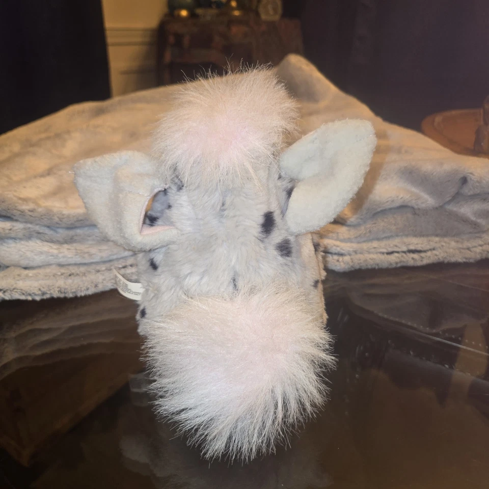 Leopardo Furby vintage 1998 gris y rosa en excelente estado de funcionamiento Foto 3 de 4