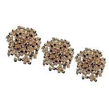 100Pcs Necklace Cord Crimp End Caps Tassel Caps Beads Crimps