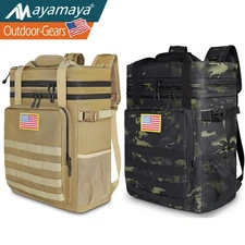 Tactical Backpack Cooler 40 Cans Waterproof Leakproof Insulated Lunch Box Bag