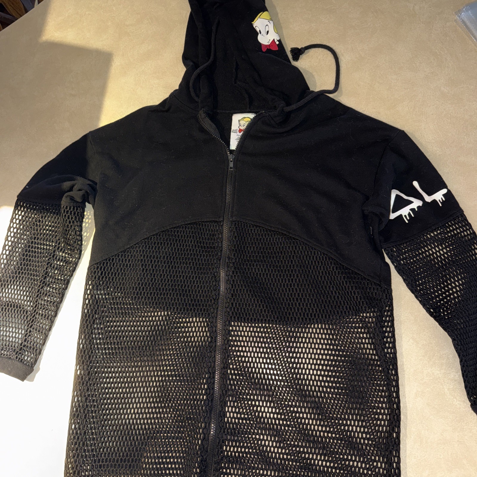 Forever 21 Alec Monopoly Rich Black Hoodie Size Large