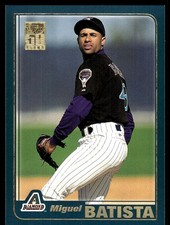 Miguel Batista 2001 Topps #670 Diamondbacks MLB READ FREE SHIPPING AutographDen