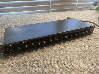 DBX 166xl 2-Channel Pro Audio 1U Rack Mount Stereo Compressor w Power Cable