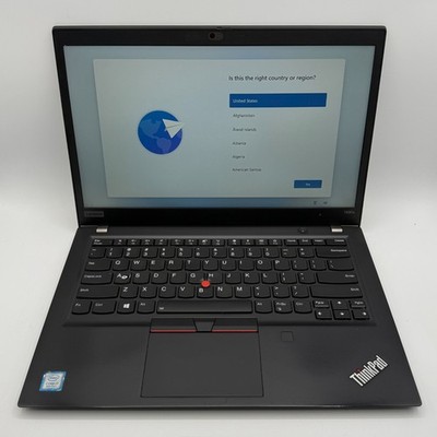Lenovo ThinkPad T490s 14'' i7-8565U 16GB RAM 256GB SSD Win11 Pro Fingerprin Fair