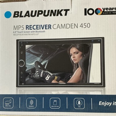 Blaupunkt CAMDEN 450 6.9in Touchscreen MP5 Receiver Bluetooth Double DIN USB