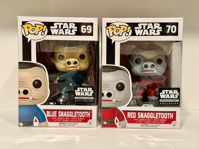 2xBUNDLE EC NIB Funko Pop Star Wars 69 (Blue ST) 70 (Red ST)