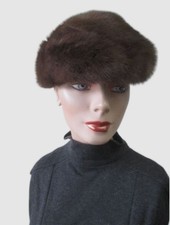 Women's Sz 22"  Mink Fur Hat MINT