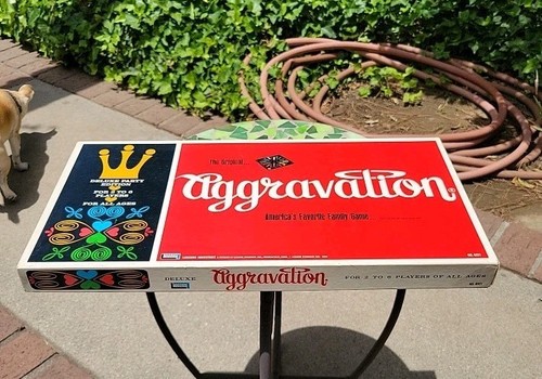 Vintage Aggravation Game Deluxe Party Edition Board Game 1970 Pristine SEE PICS!