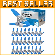 Woodworking Clamps Set 24 - 6" Spring Clips